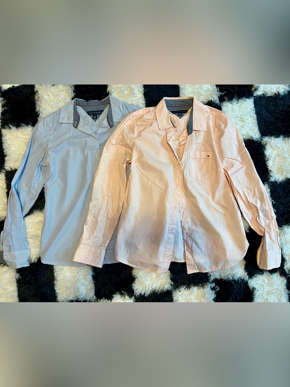 Pair of 2 Tommy Hilfiger Long Sleeve Button-Up Shirts